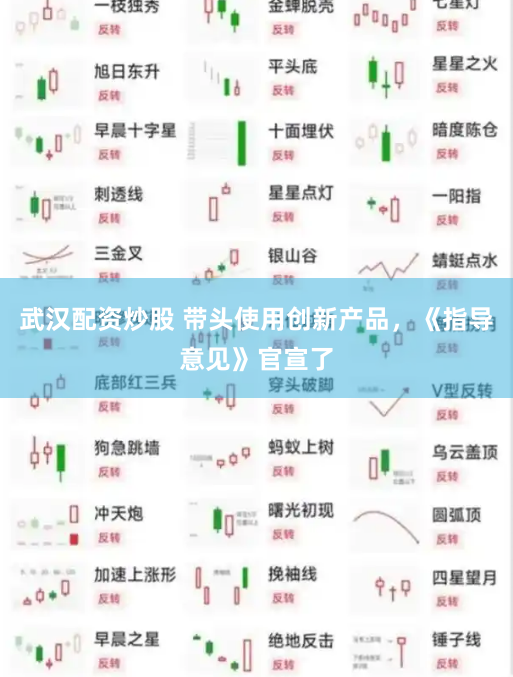 武汉配资炒股 带头使用创新产品，《指导意见》官宣了